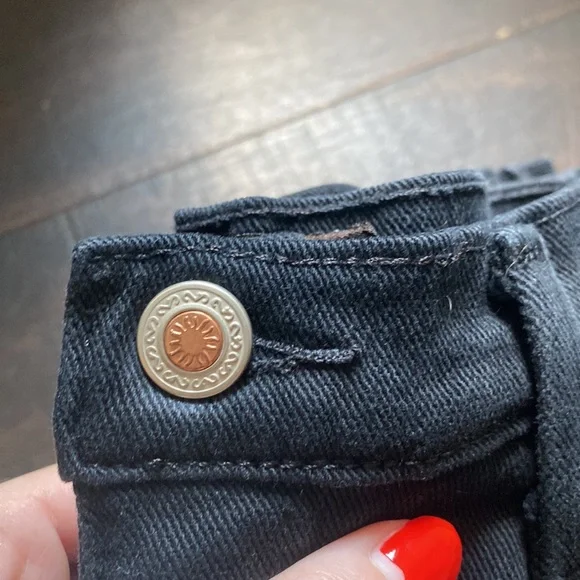 90s Black Strait Leg Jeans - Picture 8 of 15